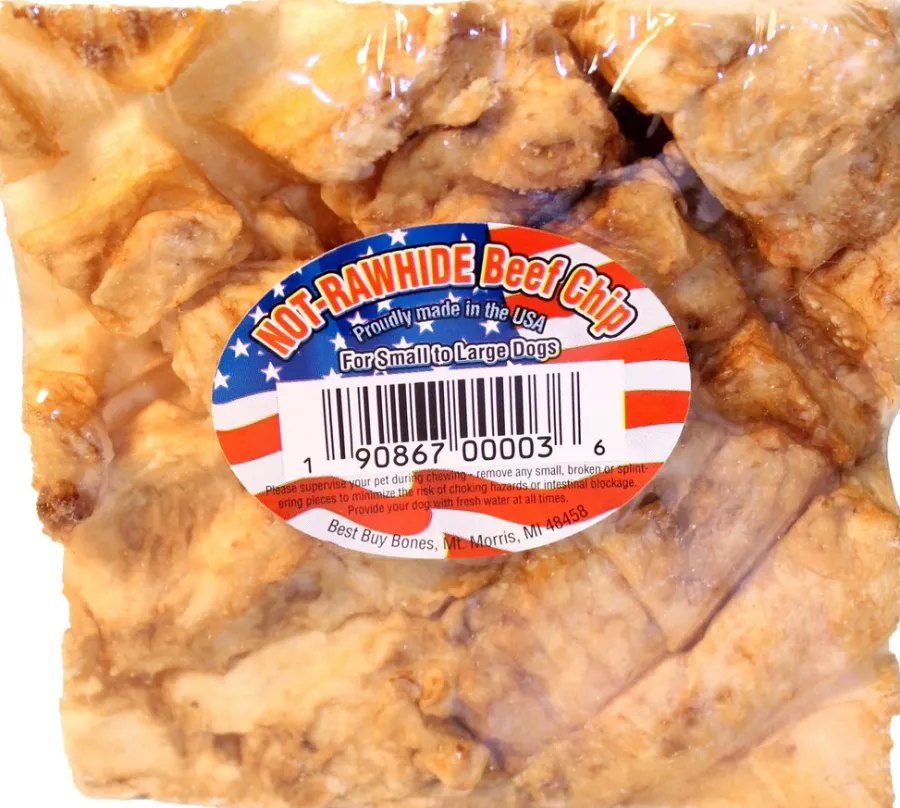 Flash Sale Best Buy Bones Not-Rawhide Beef Chip Dog Treats