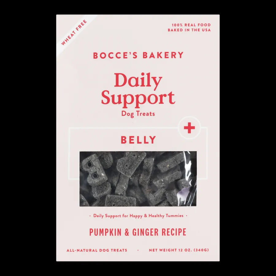 Online Bocce's Bakery Bocce’s Bakery Daily Support Belly Aid Pumpkin & Ginger Dog Treat, 12-oz
