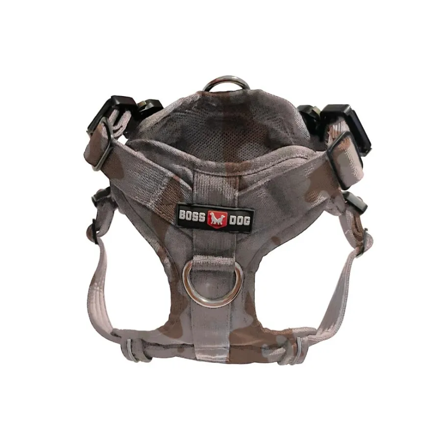 Sale Boss Dog Tactical Dog Harness, Tan Camo, Small
