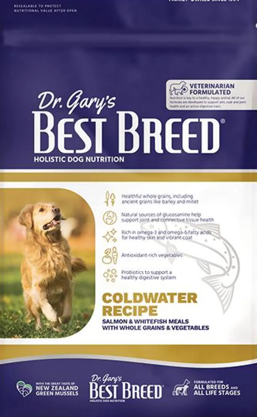 Cheap Dr. Gary's Best Bre… Dr. Gary's Best Breed Coldwater Recipe Dry Dog Food, 13-lb