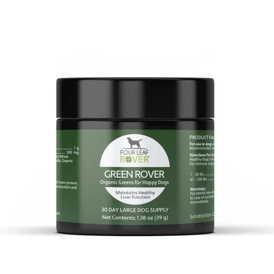 Cheap Four Leaf Rover Green Rover Green Ferment Dog Supplement, 1.38-oz