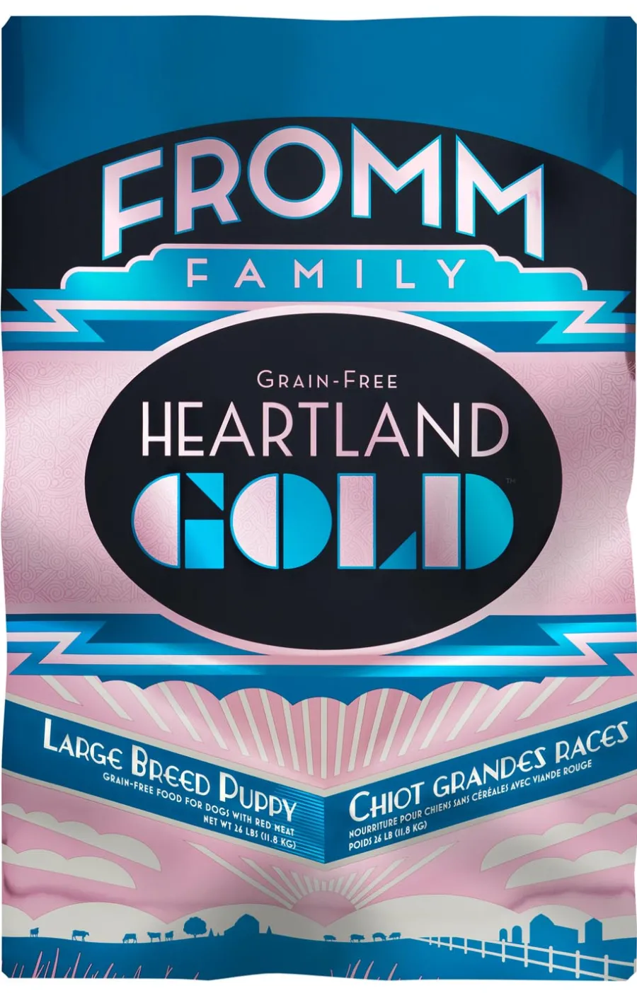 Cheap Fromm Family Heartland Gold Large Breed Puppy Dry Dog Food, 26-lb