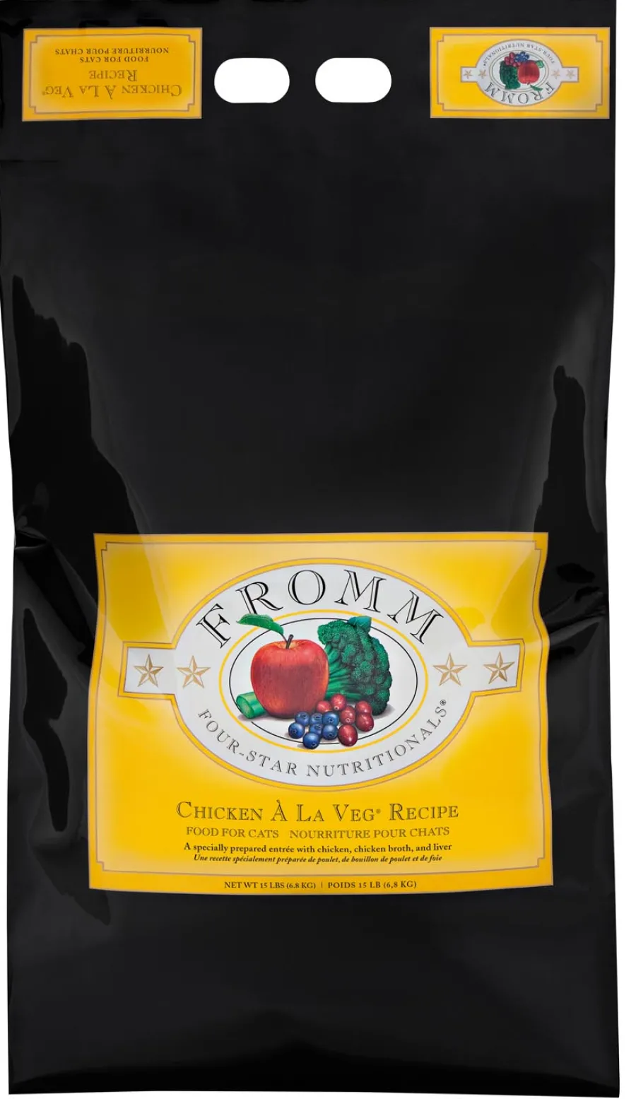 New Fromm Four-Star Nutritionals Chicken A La Veg Dry Cat Food, 10-lb