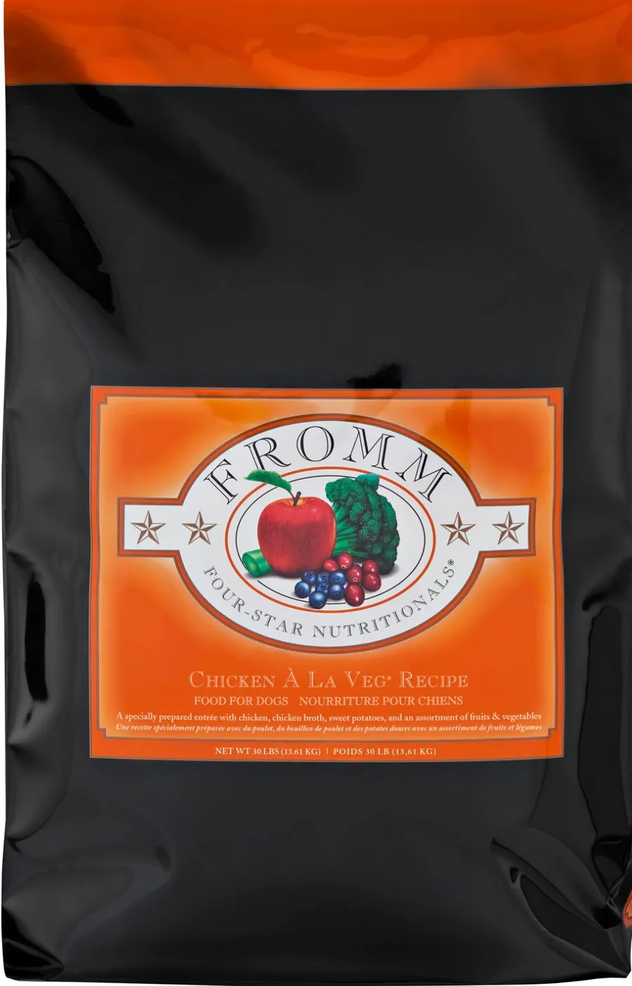 Clearance Fromm Four-Star Nutritionals Chicken A La Veg Dry Dog Food, 4-lb