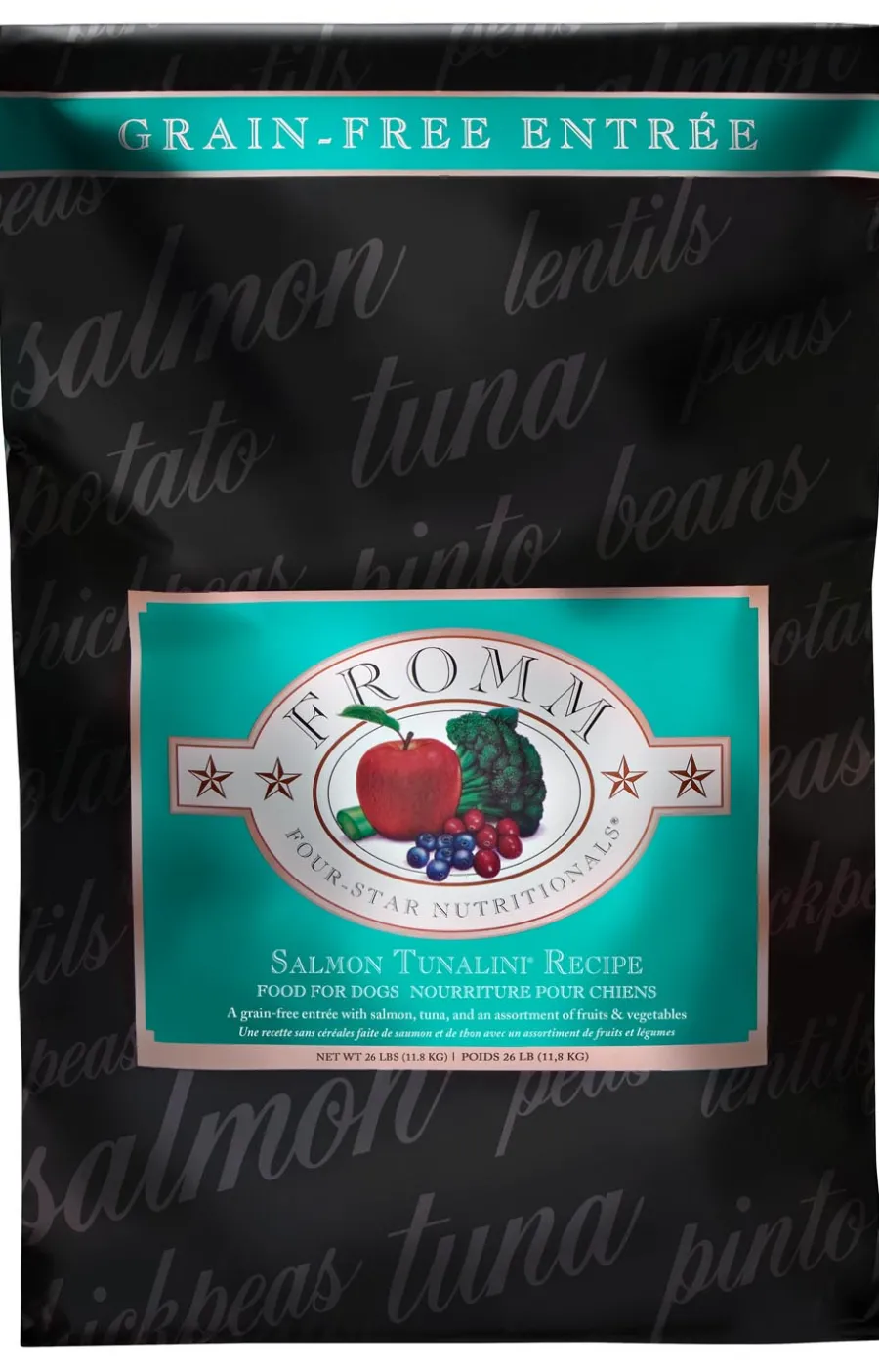 Discount Fromm Four-Star Nutritionals Salmon Tunalini Dry Dog Food, 4-lb