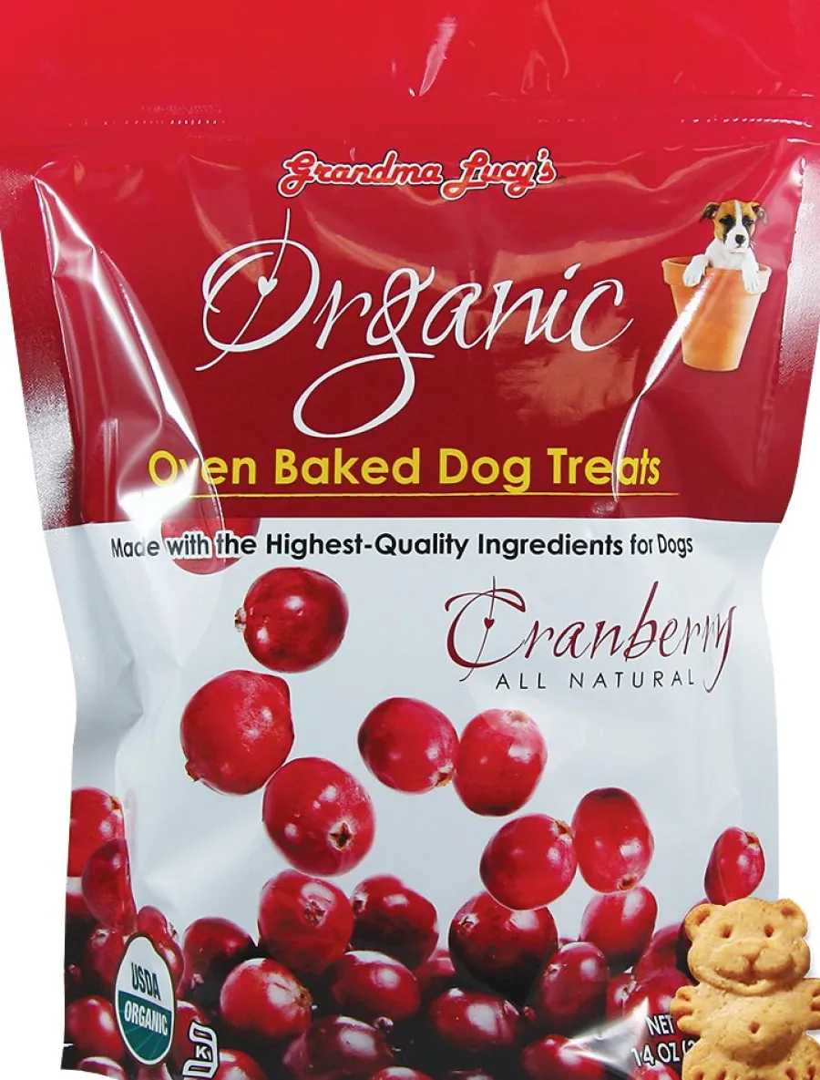 Cheap Grandma Lucy's Organic Cranberry Oven Baked Dog Treats, 14-oz
