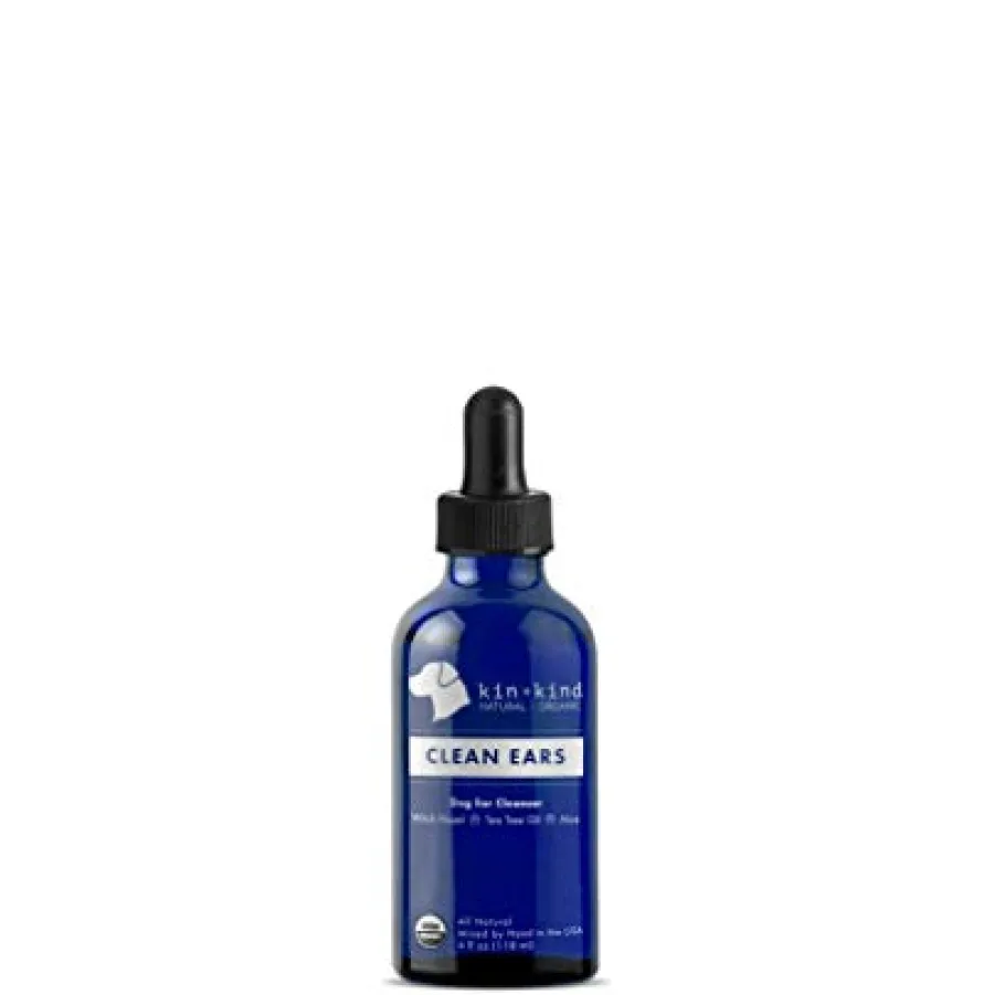 Outlet kin+kind Clean Ears Dog Ear Cleaner, 4-oz