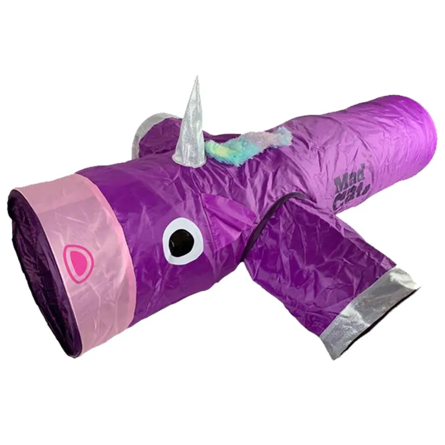 Discount Mad Cat Mewincorn Tunnel Cat Toy, 38-in