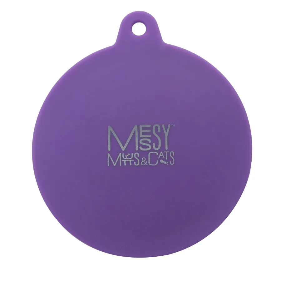 Fashion Messy Mutts Silicone Dog & Cat Can Cover, Purple