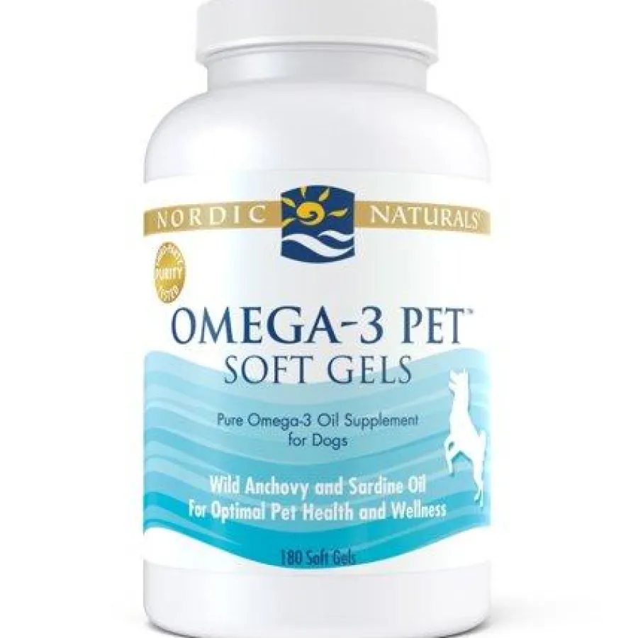 Online Nordic Naturals Omega-3 Pet Soft Gels Dog Supplement, 180-count