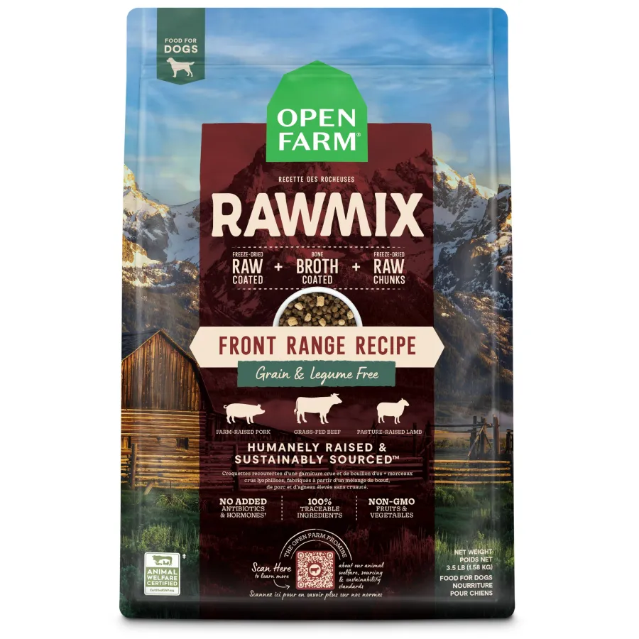Sale Open Farm RawMix Front Range Grain-Free Dry Dog Food, 3.5-lb