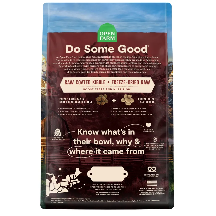 Sale Open Farm RawMix Front Range Grain-Free Dry Dog Food, 3.5-lb