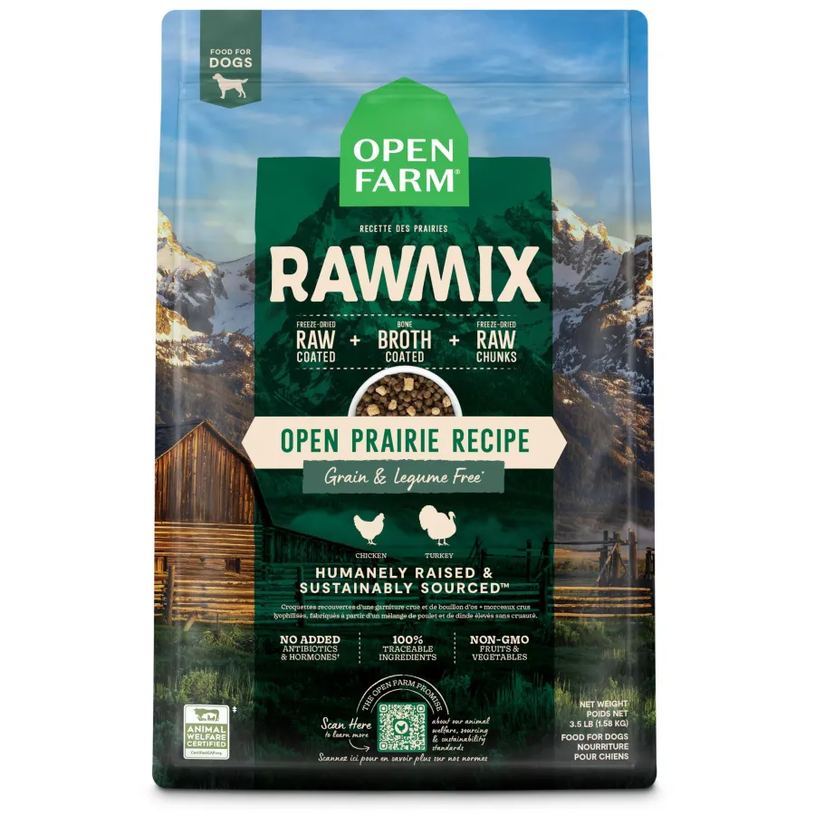 Flash Sale Open Farm RawMix Open Prairie Grain-Free Dry Dog Food, 3.5-lb