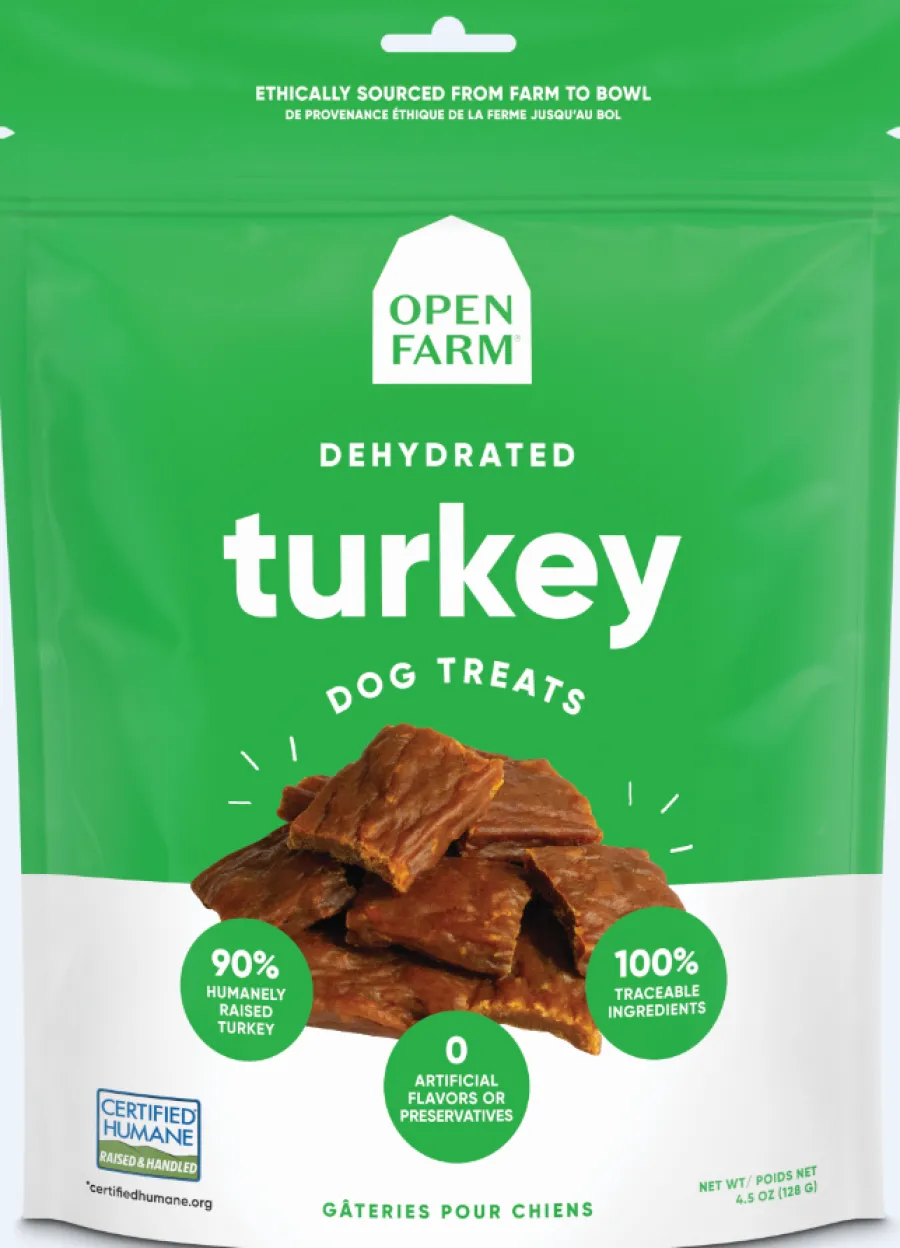 Flash Sale Open Farm Turkey Dehydrated Dog Treats, 4.5-oz