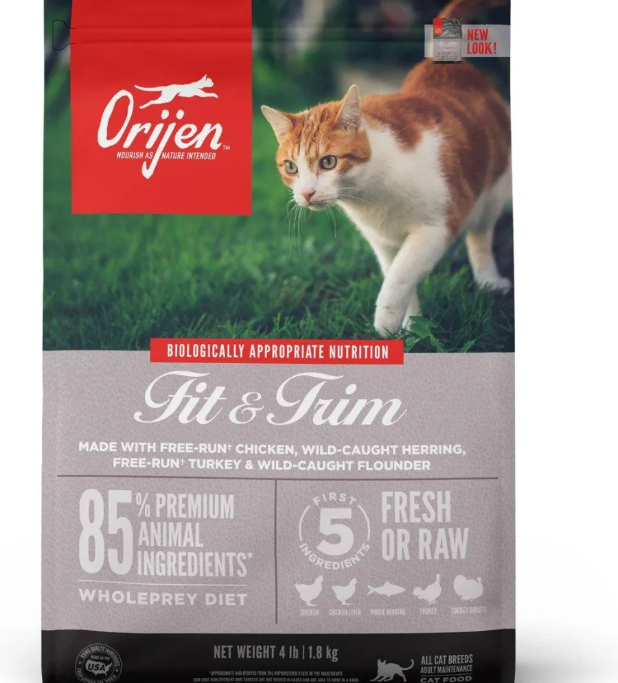 Online ORIJEN Fit & Trim Dry Cat Food, 4-lb