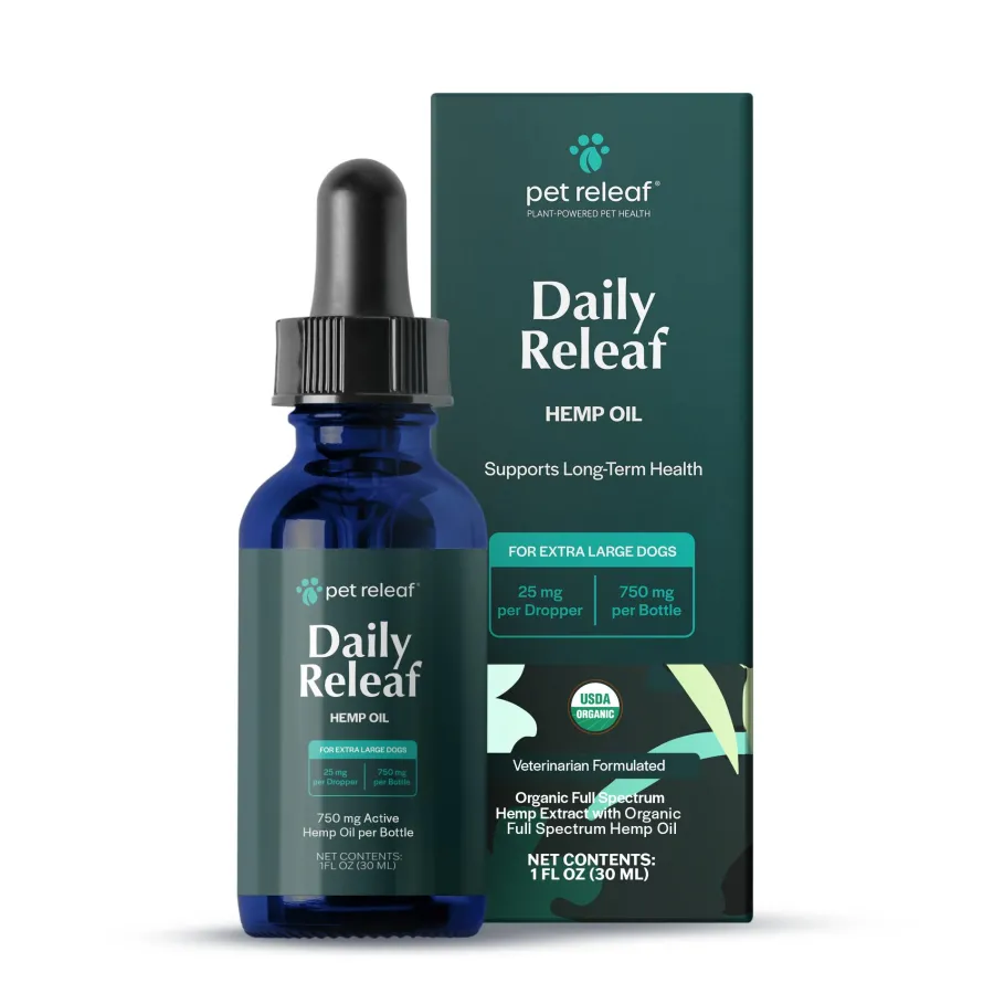 Discount Pet Releaf Daily Releaf Oil Alternative Supplement for Extra Large Dogs, 750mg, 1-oz