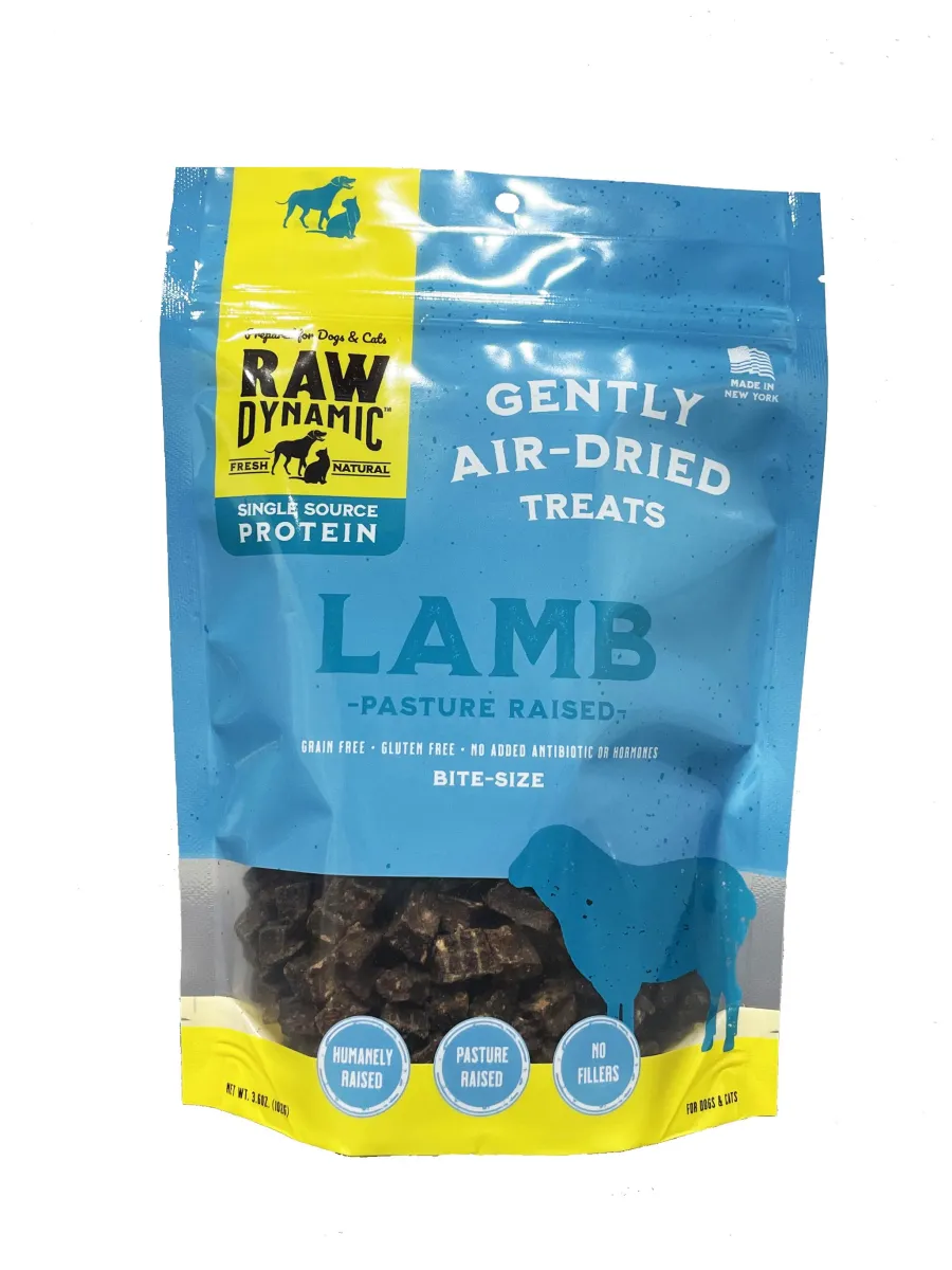 Discount Raw Dynamic Lamb Gently Air-Dried Dog & Cat Treats, 3.6-oz