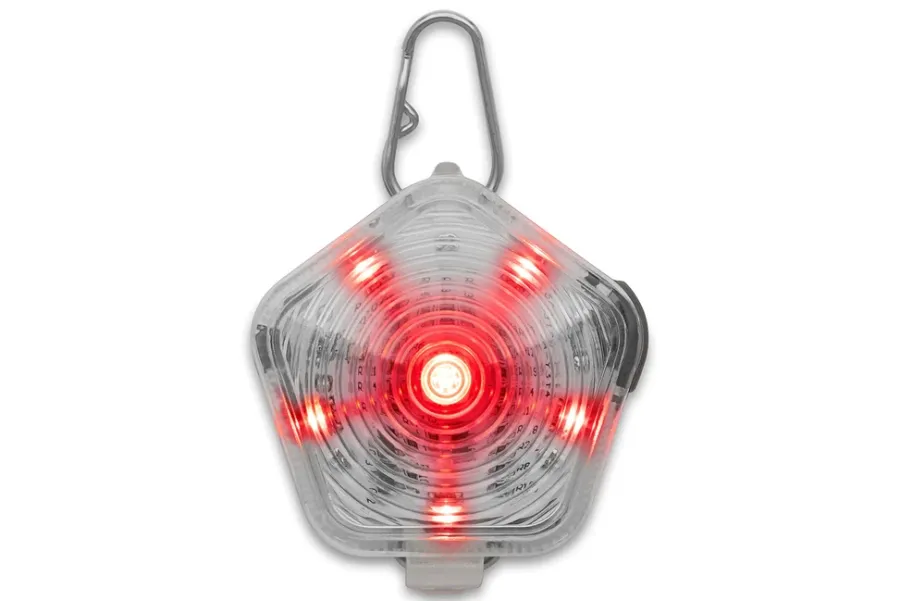 Discount Ruffwear The Beacon Safety Light for Dogs, Clear Lake
