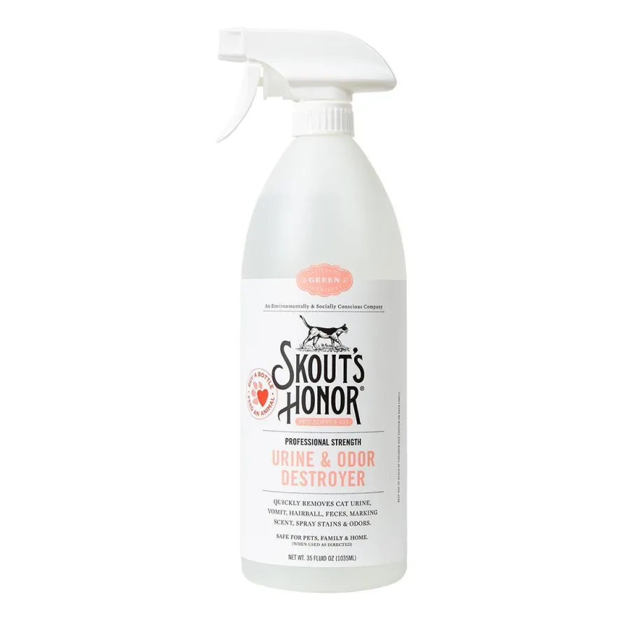 Fashion Skout's Honor Professional Strength Cat Urine & Odor Destroyer, 35-oz