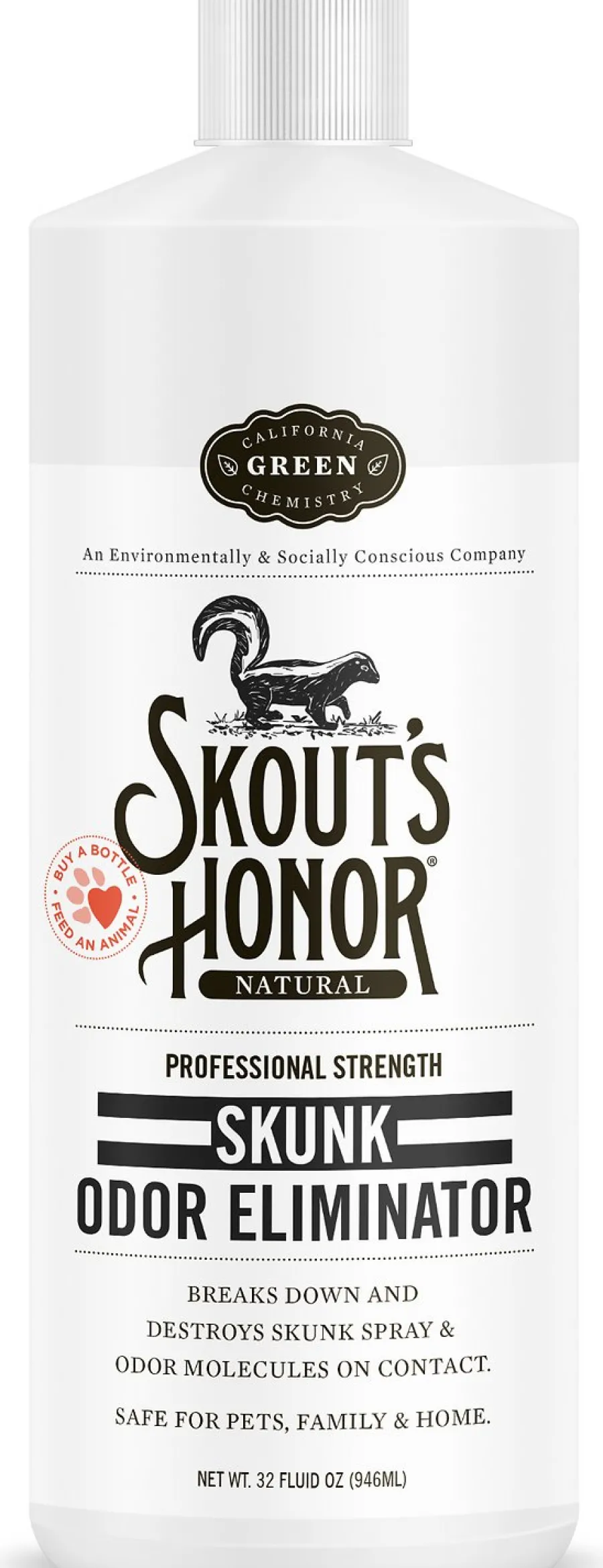 Cheap Skout's Honor Professional Strength Skunk Odor Eliminator, 32-oz bottle
