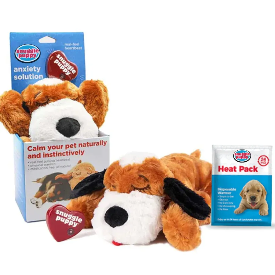 Cheap smartpetlove Smart Pet Love Original Snuggle Puppy Heartbeat Dog Toy, Brown & White