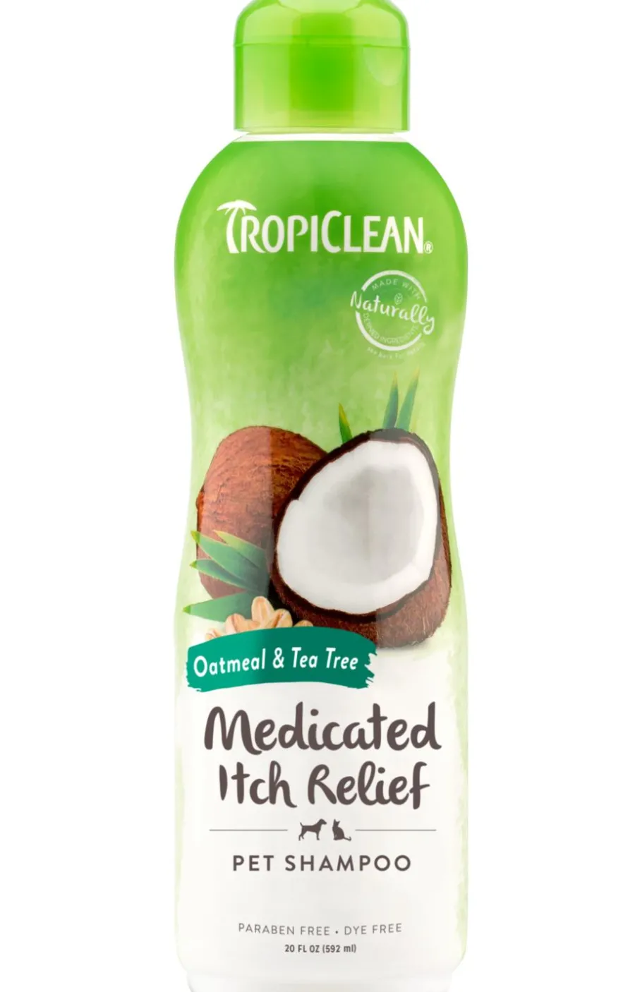 Cheap Tropiclean Oatmeal & Tea Tree Medicated Itch Relief Pet Shampoo, 20-oz