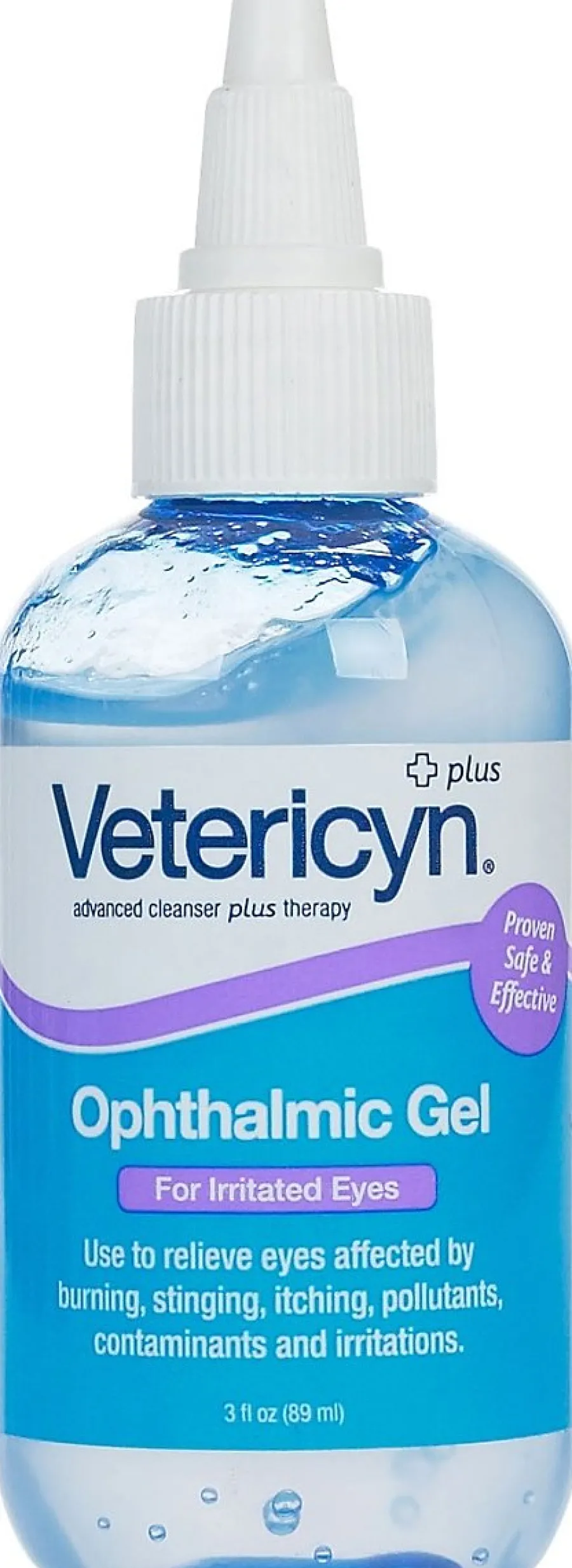 Discount Vetericyn Plus Antimicrobial Ophthalmic Gel for Pets, 3-oz bottle