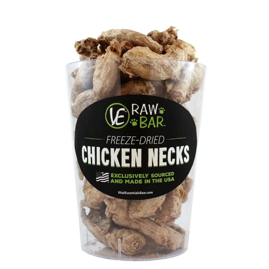 Cheap Vital Essentials Raw Bar Chicken Neck Freeze-Dried Dog Treat, 1-count (**)