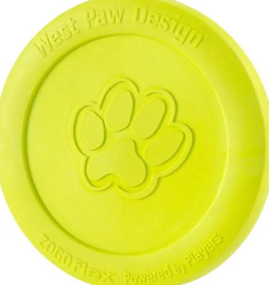 Shop West Paw Zogoflex Zisc Dog Toy, Granny Smith, Large
